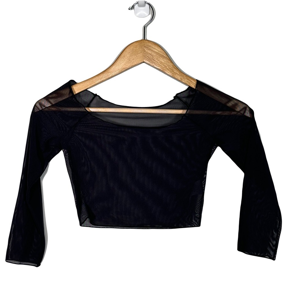 Lulli Dancewear Black Mesh Top
